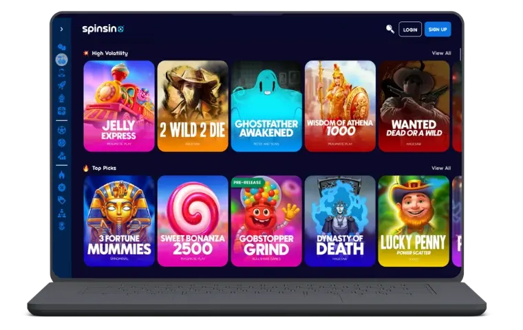 Ervaar Spinsino Casino image 3